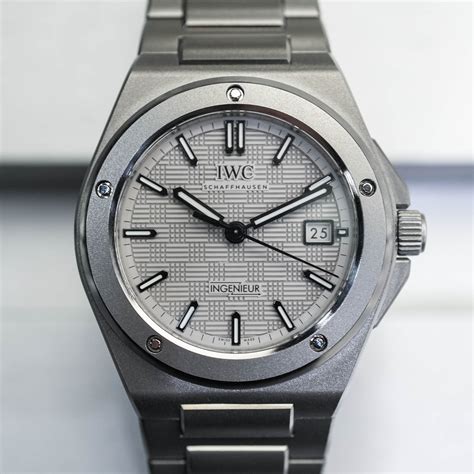 iwc ingenieur 2023 titanium|iwc ingenieur 40 green dial.